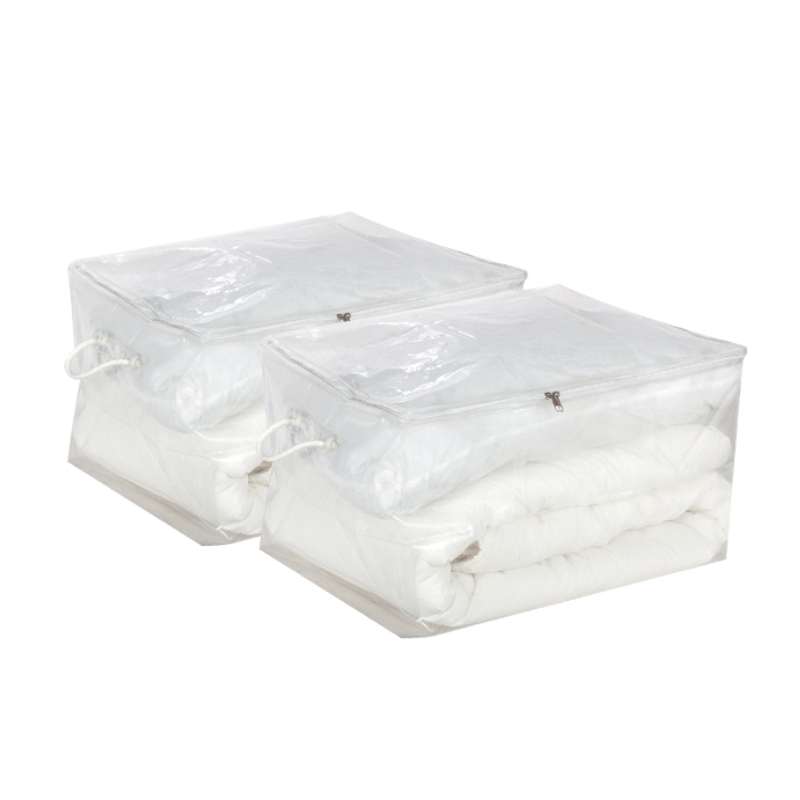 Clear PEVA Medium Chest Set of 2