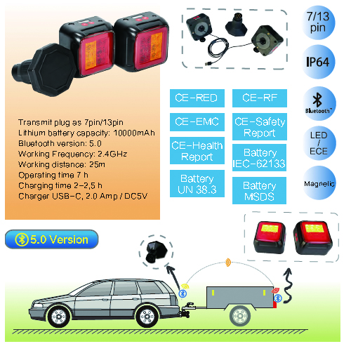 Wireless Towing Led Light