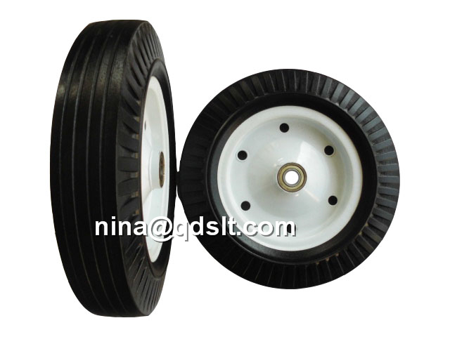 16x3 solid rubber wheel