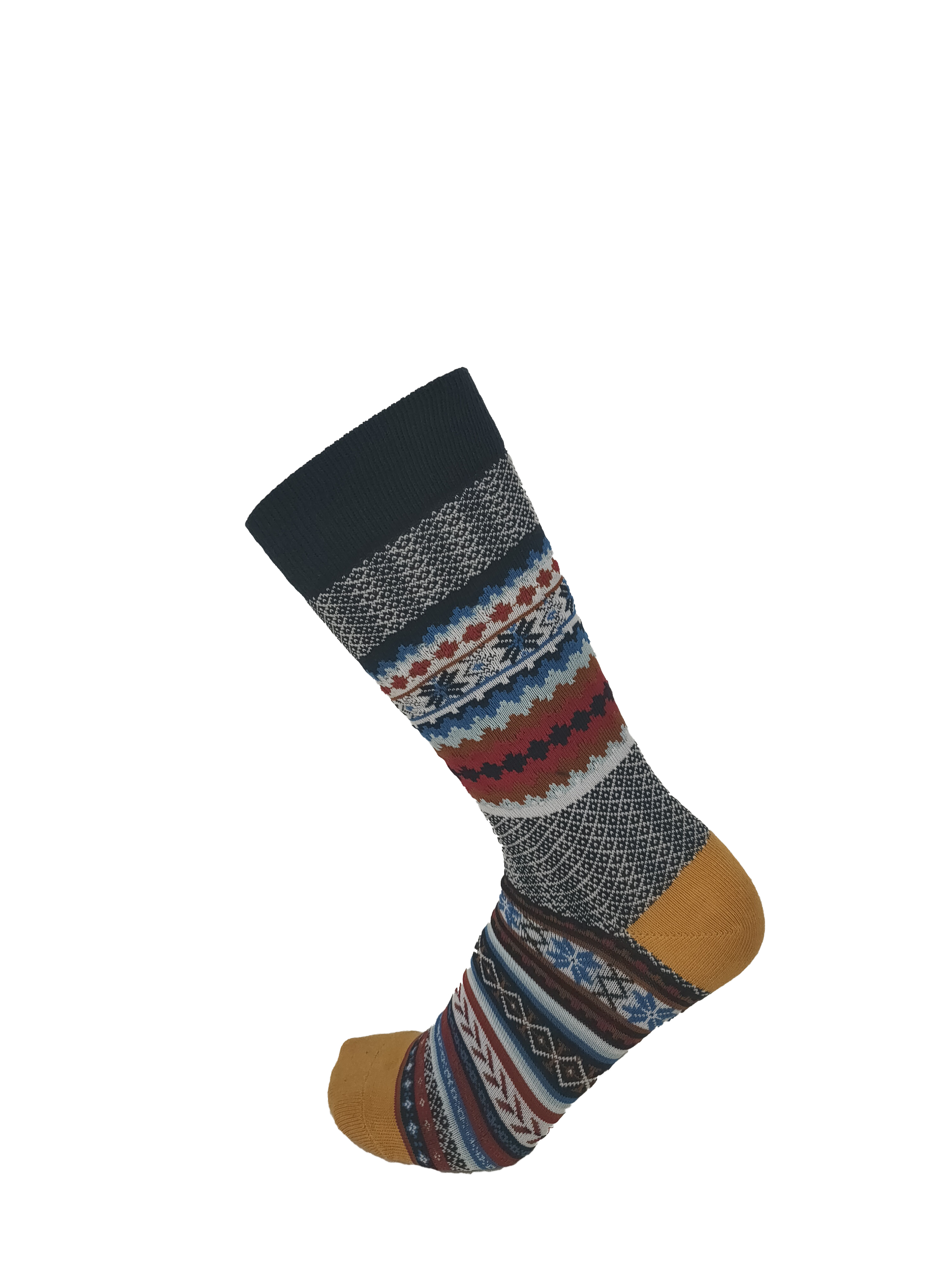 Gentleman's jacquard socks