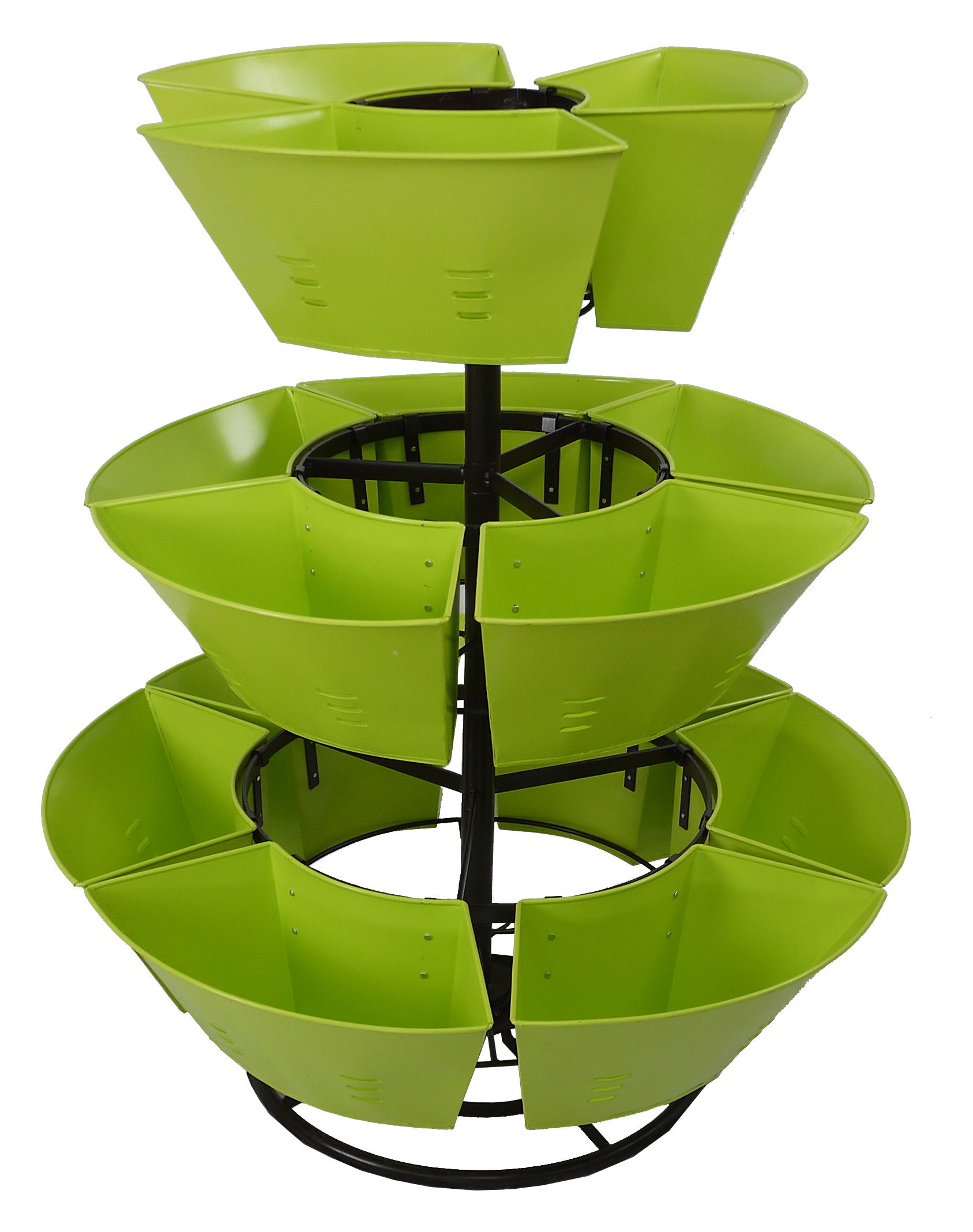 Revolving 3-tier Raised Garden Planter