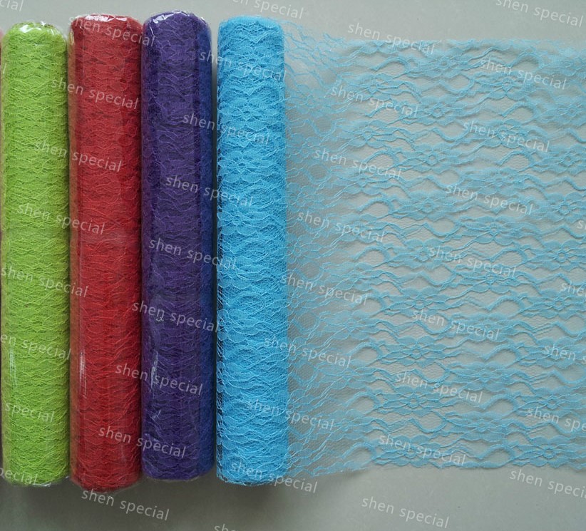 flower wrap orchid lace decoration fabric mesh