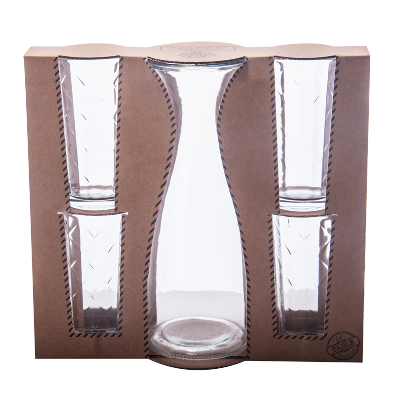 Glass drink set