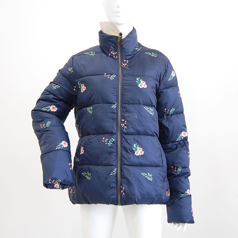 Women printed down jacket