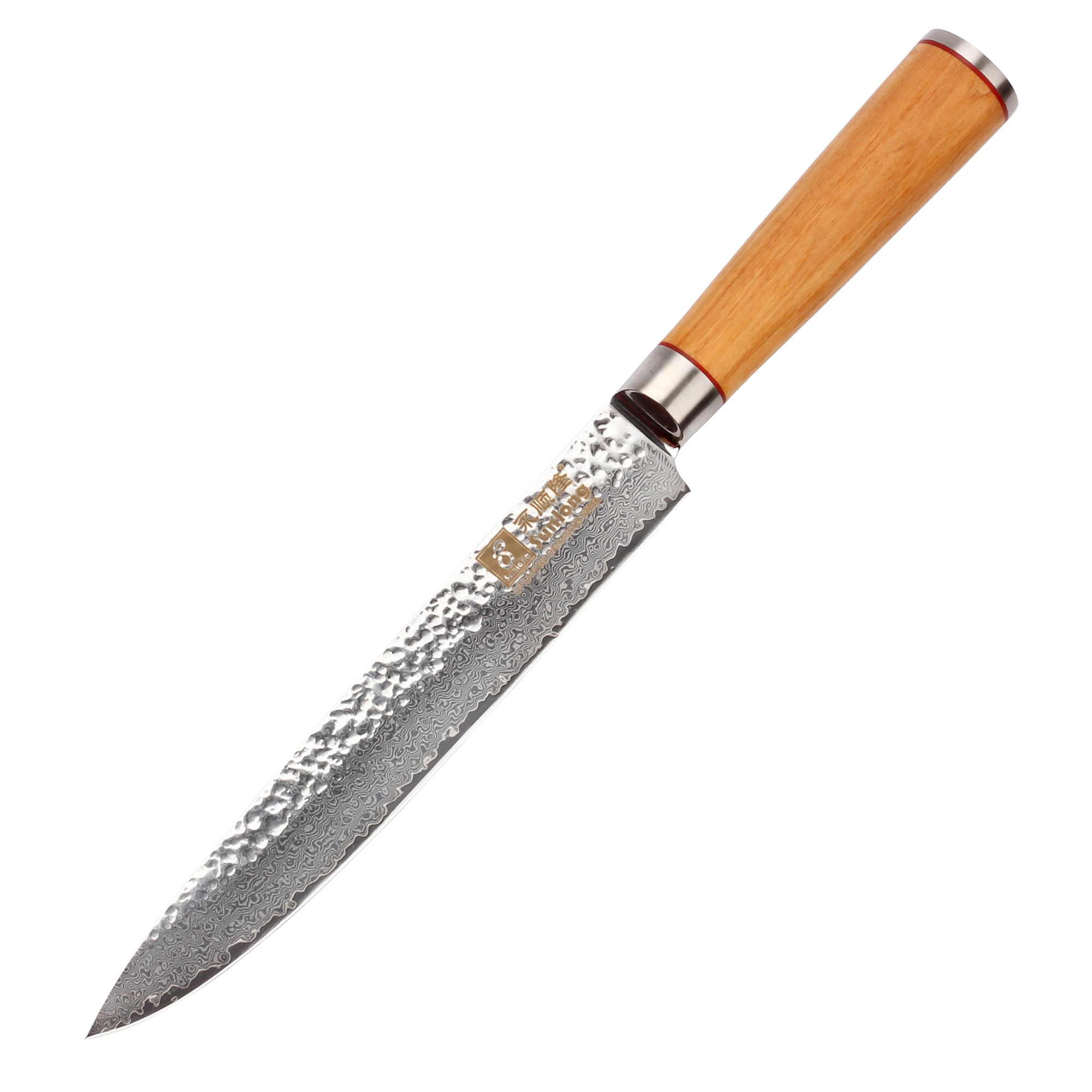 Damascus filleting knife 8 inch