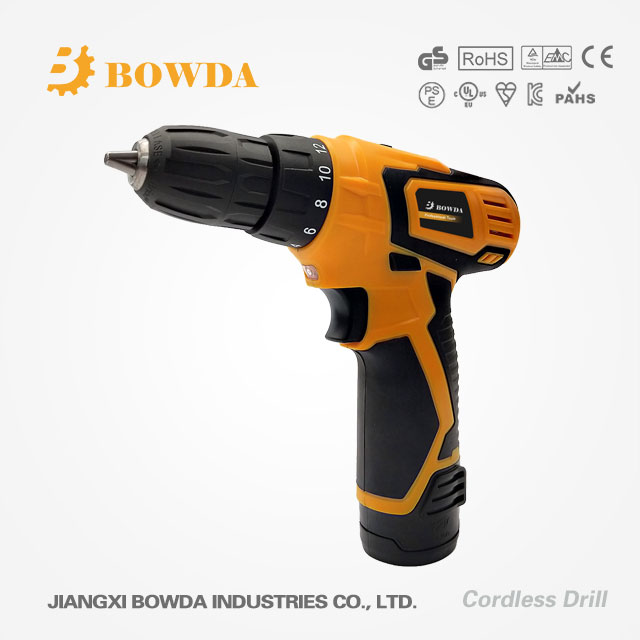 12V lithium battery dc motor electric cordless drill