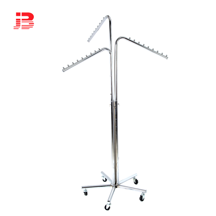 Garment rack with wheels