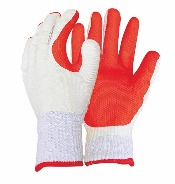 Tf 7g/10g Cotton Laminated Latex Safety Gloves