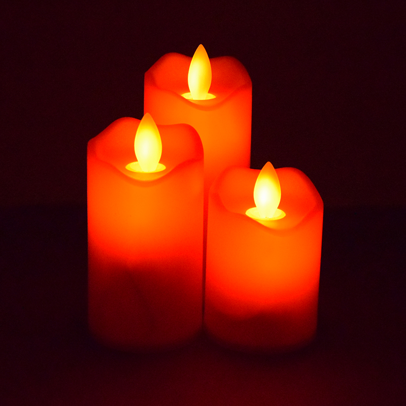 Home decor Christmas Wedding flameless battery operated led light candle