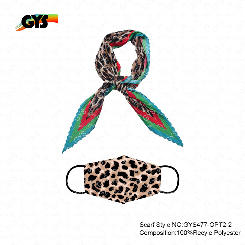 Recycle bandana with mask set