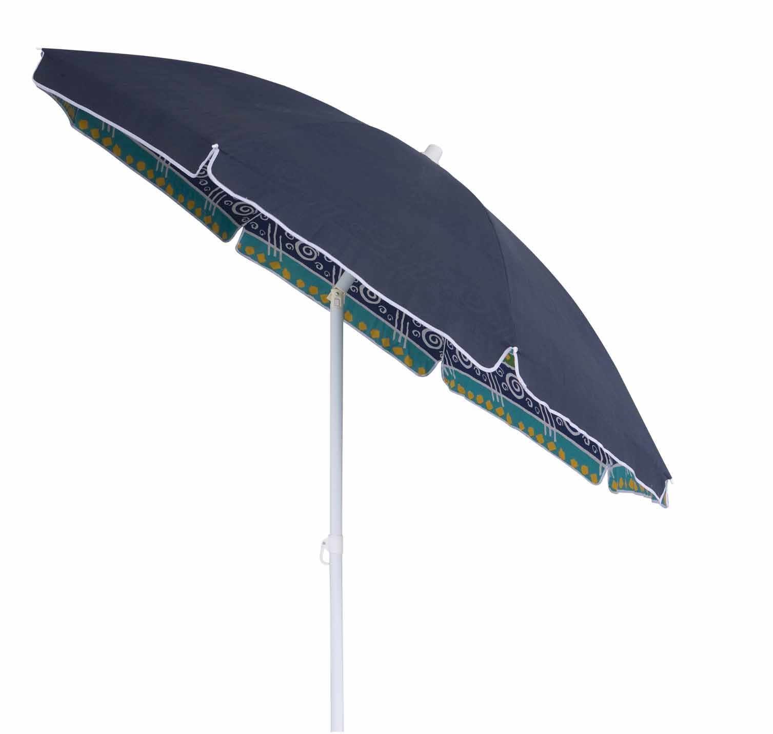 2m Double print beach umbrella with tilt