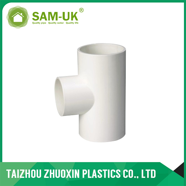 PVC DIN Standard Reducing Tee for water supply