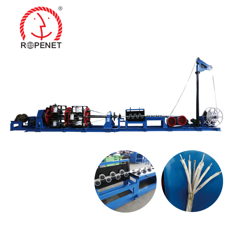 Poly-steel rope machine