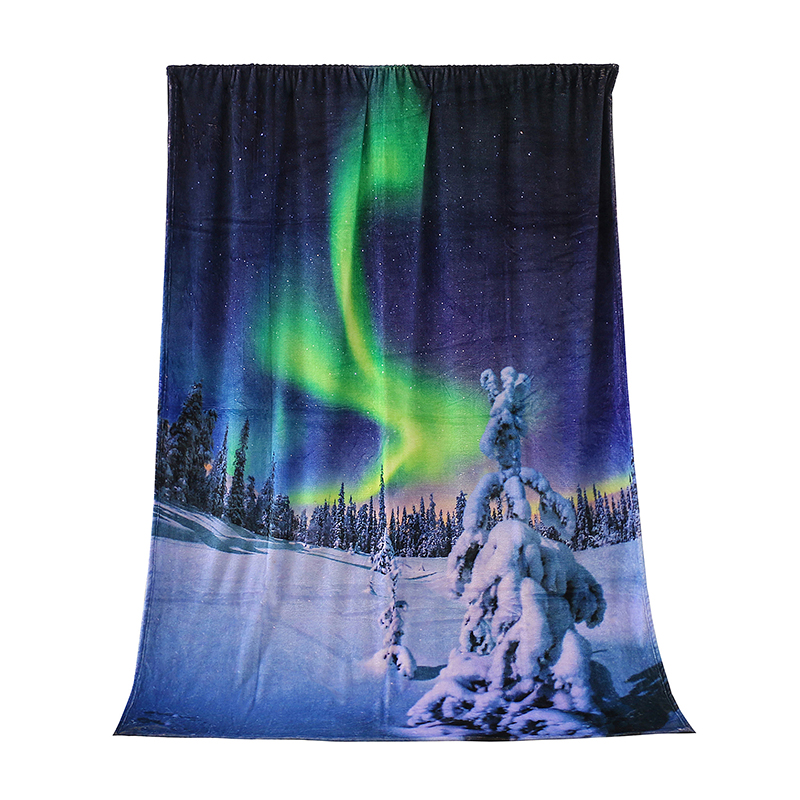 100% polyester 3D Digital Printing Blanket, Oversize, Digital Print Fleece Blanket