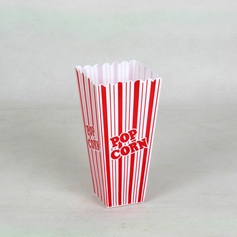 plastic popcorn bucket