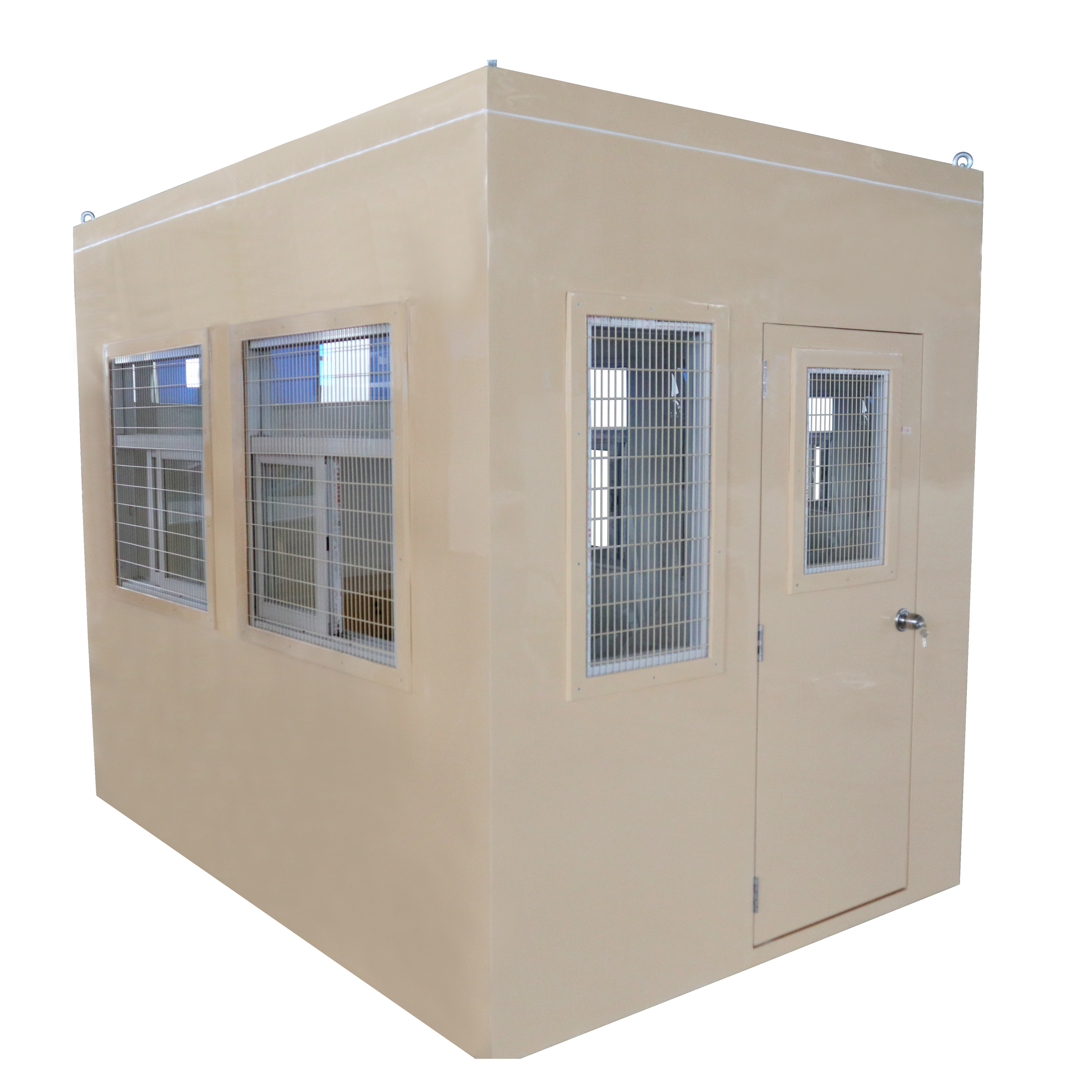 GRP Fiberglass Security Kiosk Security Guard Booth