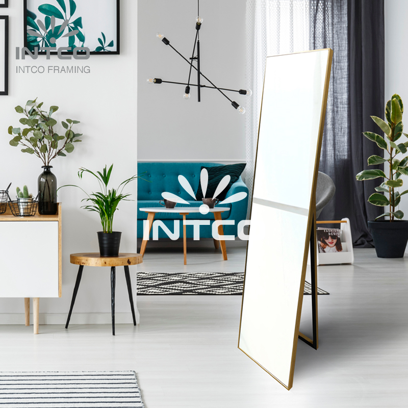 Wood Texture Cheval mirror