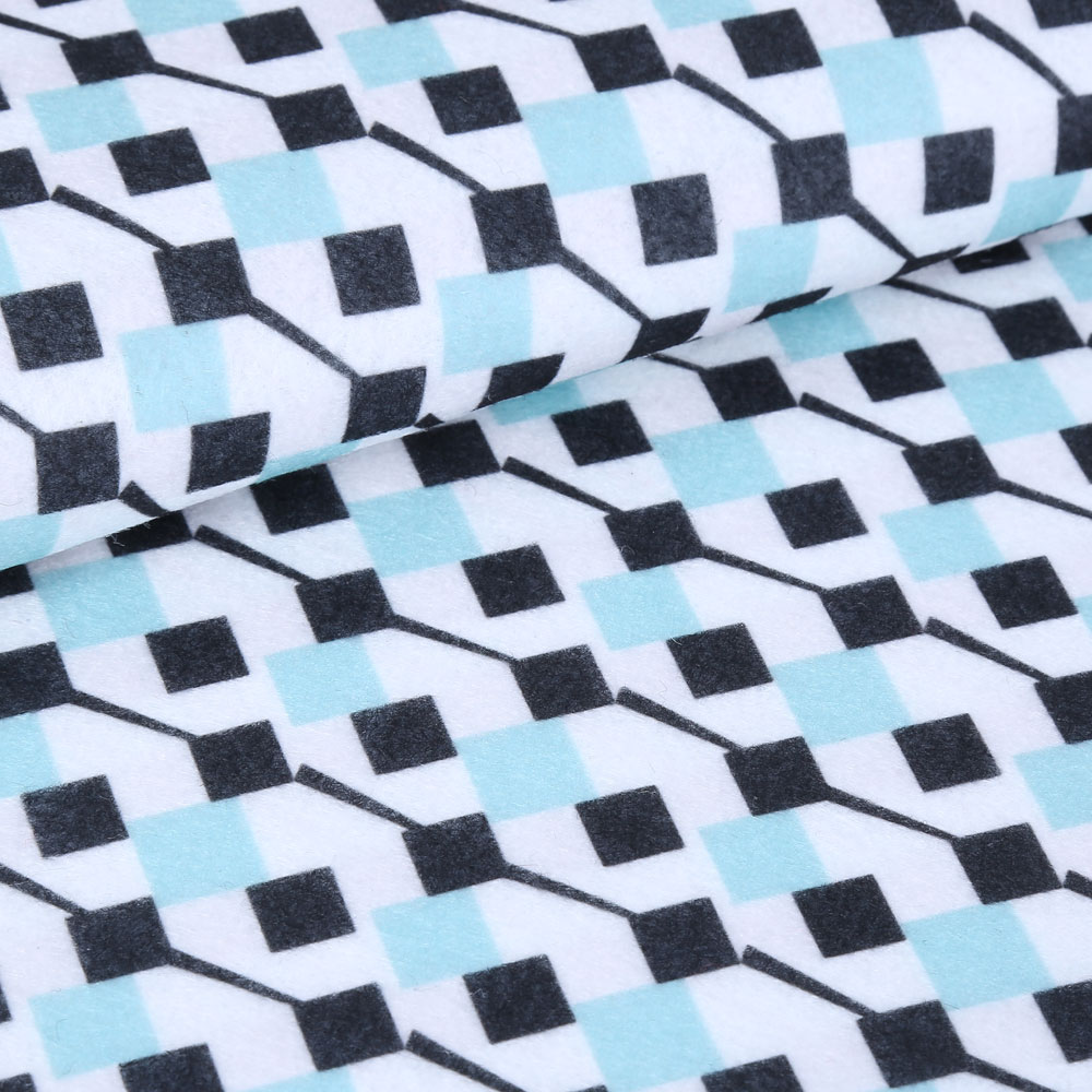 Needle Punched Square Printed Non-woven Interlining Fabric