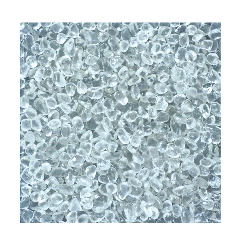 Glass granule，clear color glass granule,terrazzo and swimming pool used glass granule