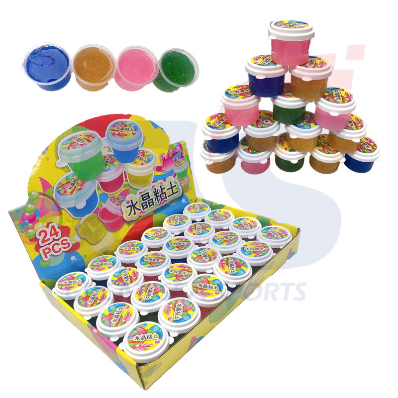 Color crystal slime kit for children