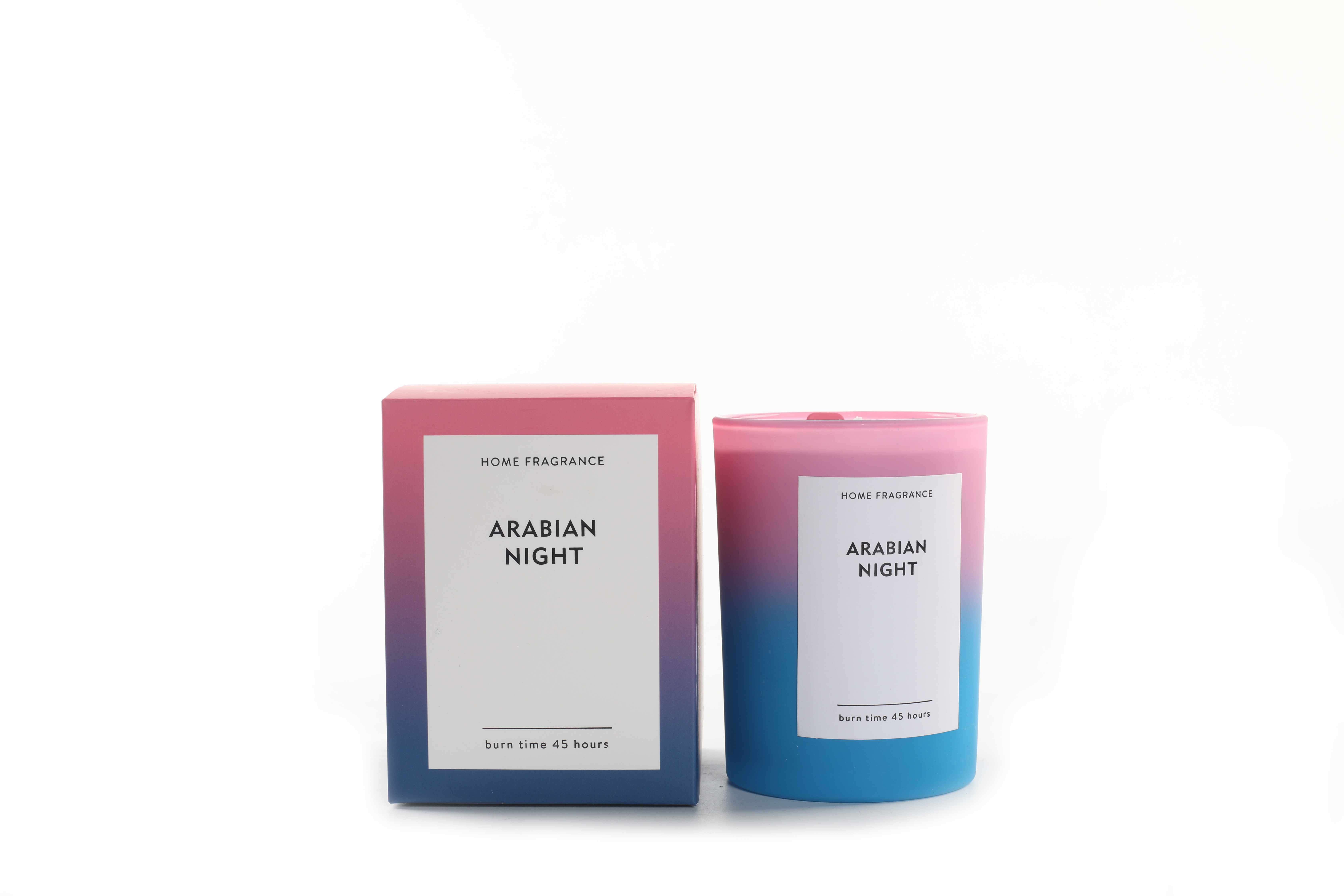 Glass Scented Candles Soy Wax Candle Gift Box for Christmas Home Decoration