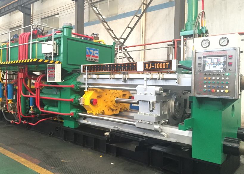 Aluminum profile extrusion machine