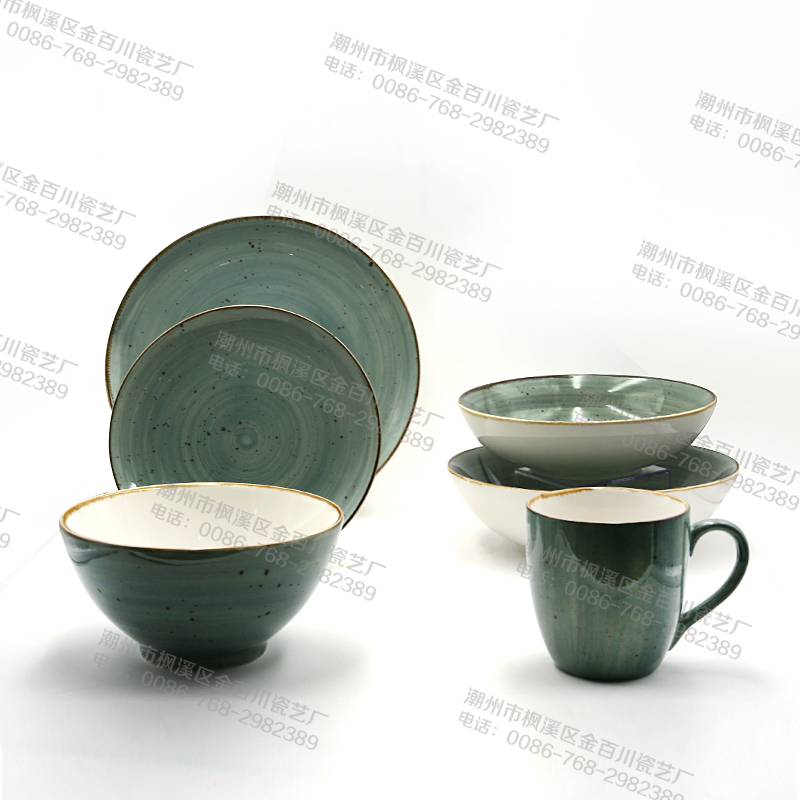 Under Glazed Hand-Painted Tableware Series