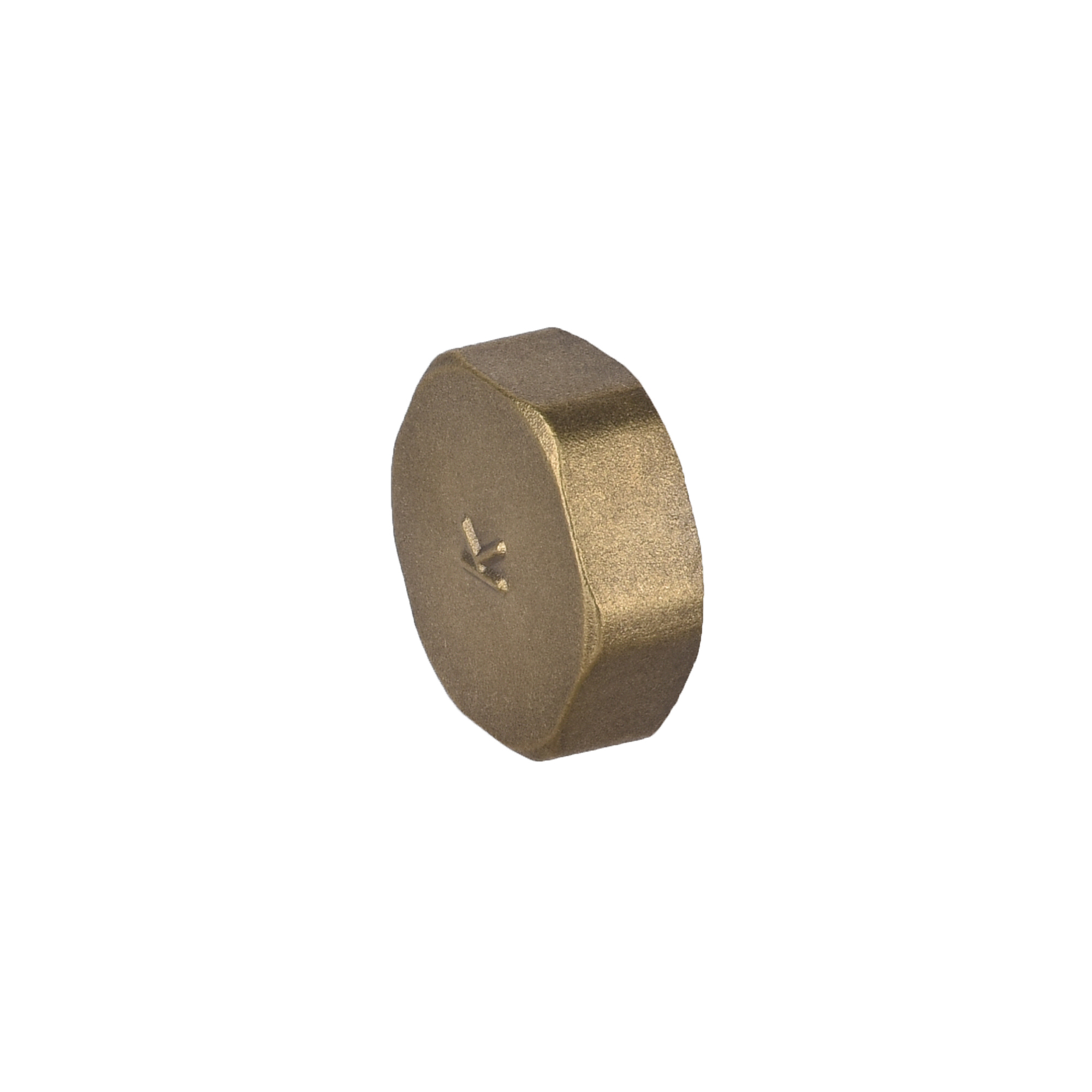 Threaded Brass Blanking Nut 1" Pack of 1 UK
