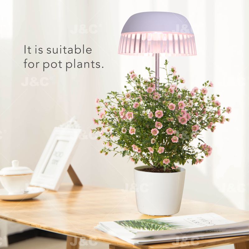 USB grow light, height adjustable, simple design, transparent skirt design, big pot grow led