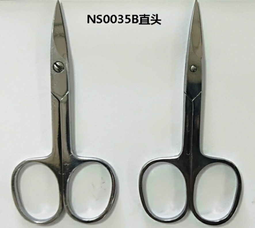 Forged Stainless Steel high grade best cuticle manicure scissors for eyebrow eyelash nail