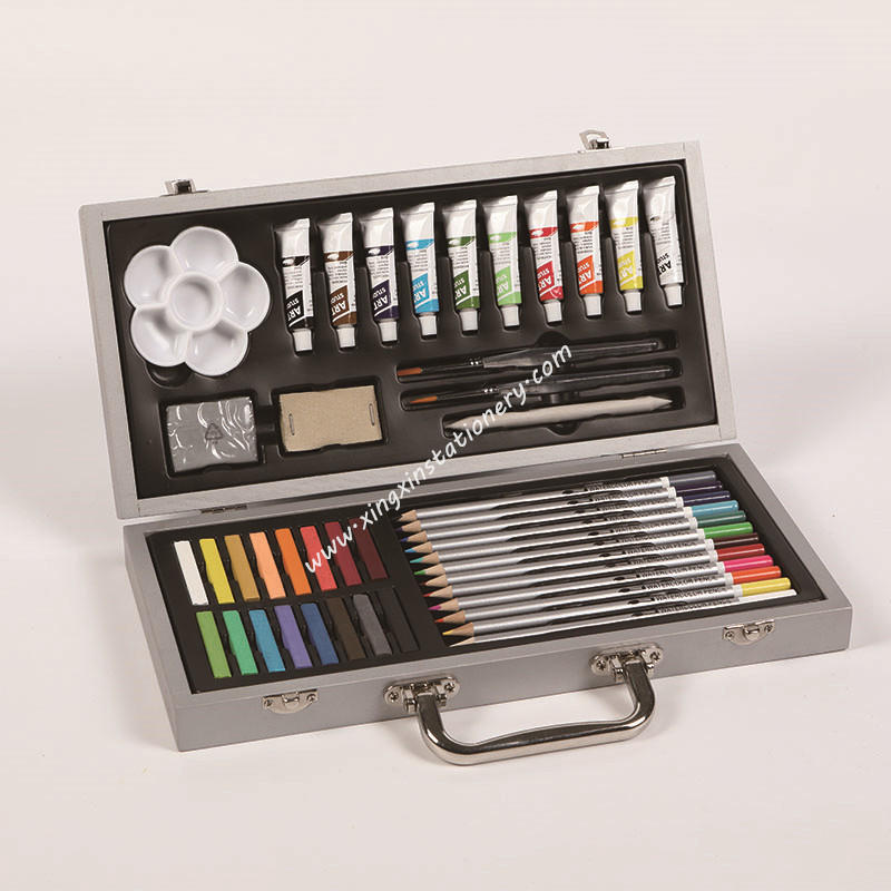 45pcs Wooden Box Art Set