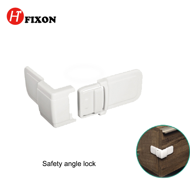 Plastic angle lock safety lock drower lock baby safety lock