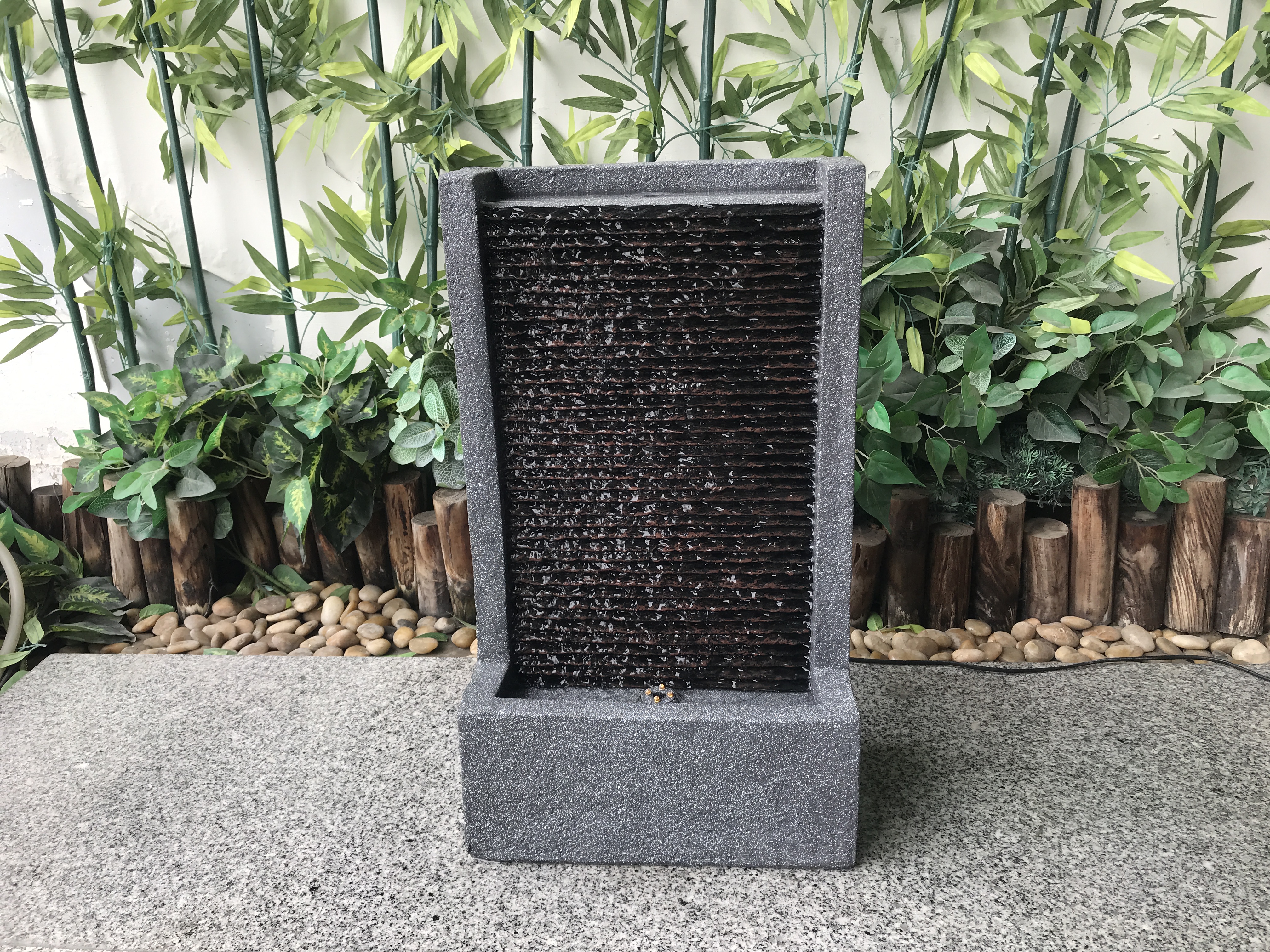 slate water fountain
