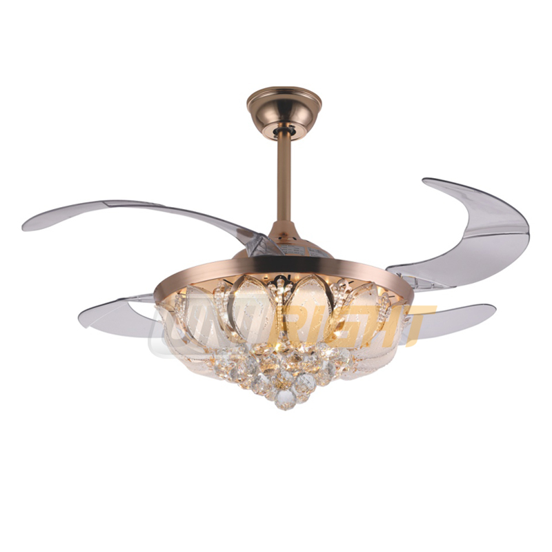 Invisible ceiling fan