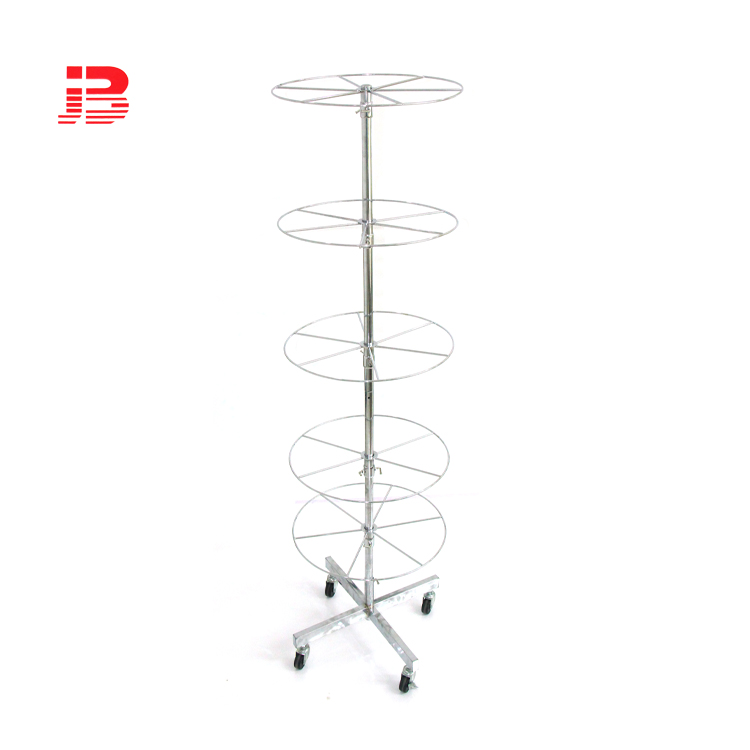 Rotating hanger display stand
