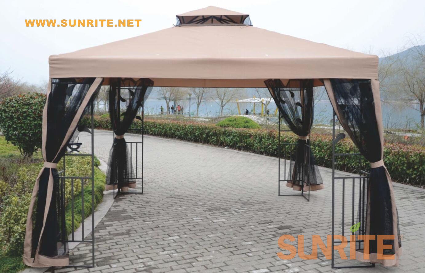 Patio Steel Leaf Gazebo