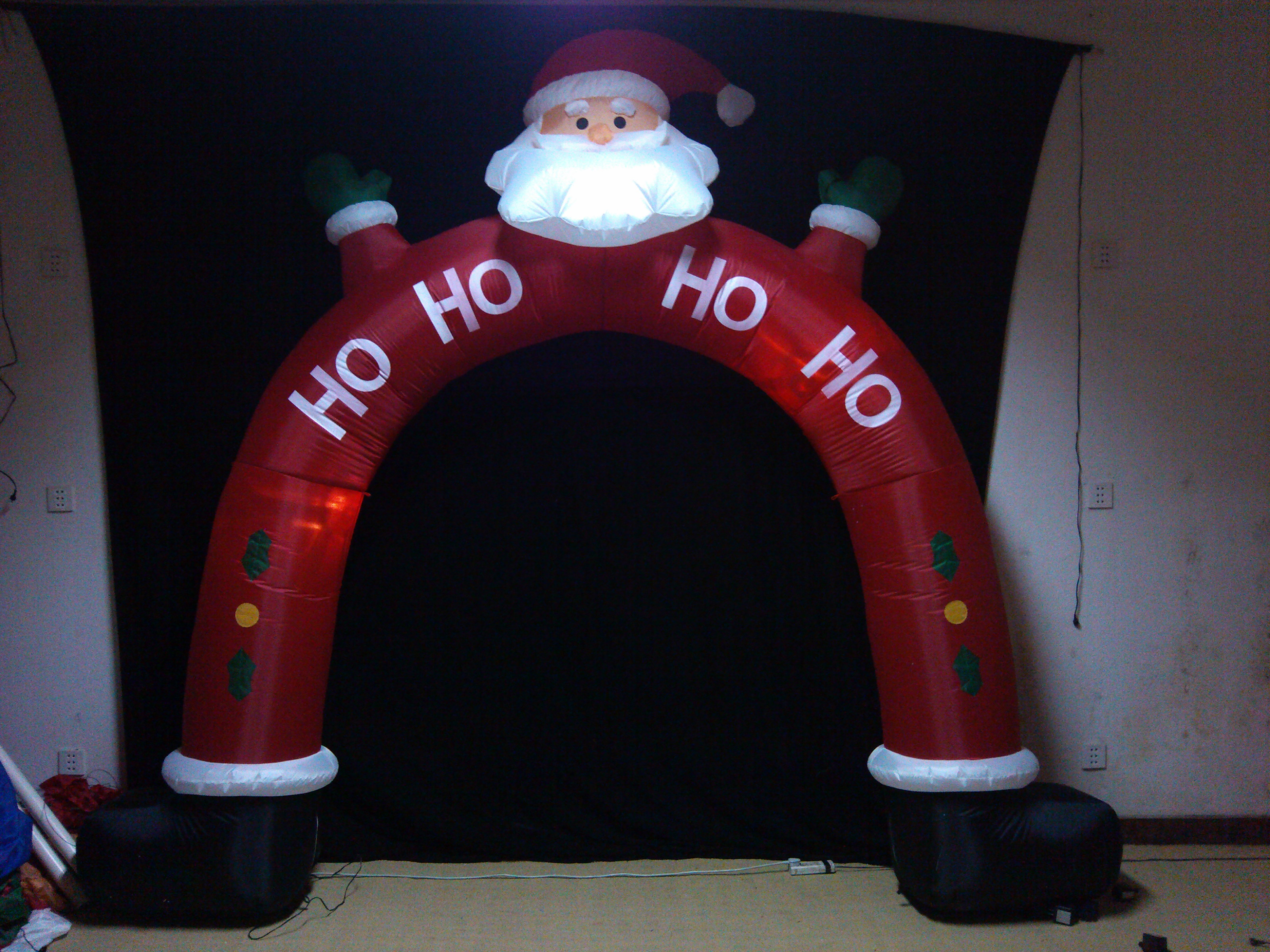 INFLATABLE SANTA lights, christmas lights, decorative lights