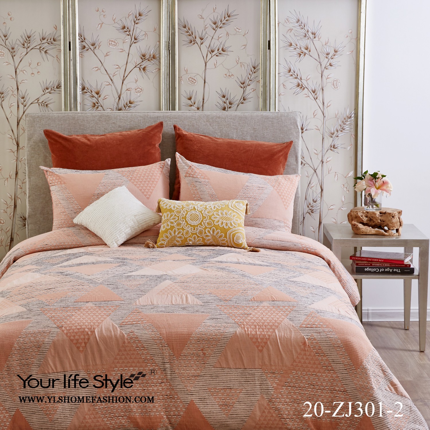 Adna Three Piece Duvet Cover Set
