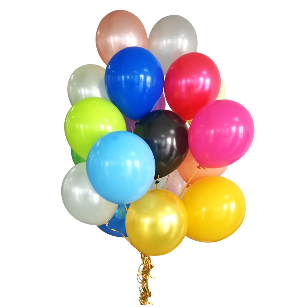 Pearl latex balloons