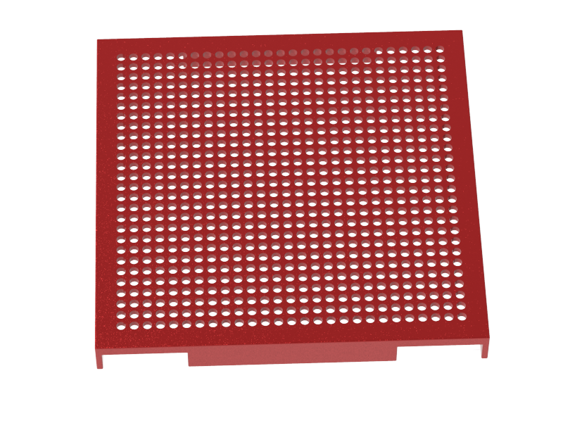Punched Aluminum Solid Panel