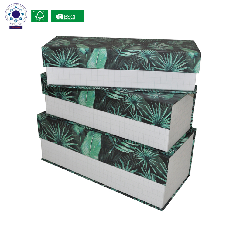 Customized cardboard paper gift box for packing