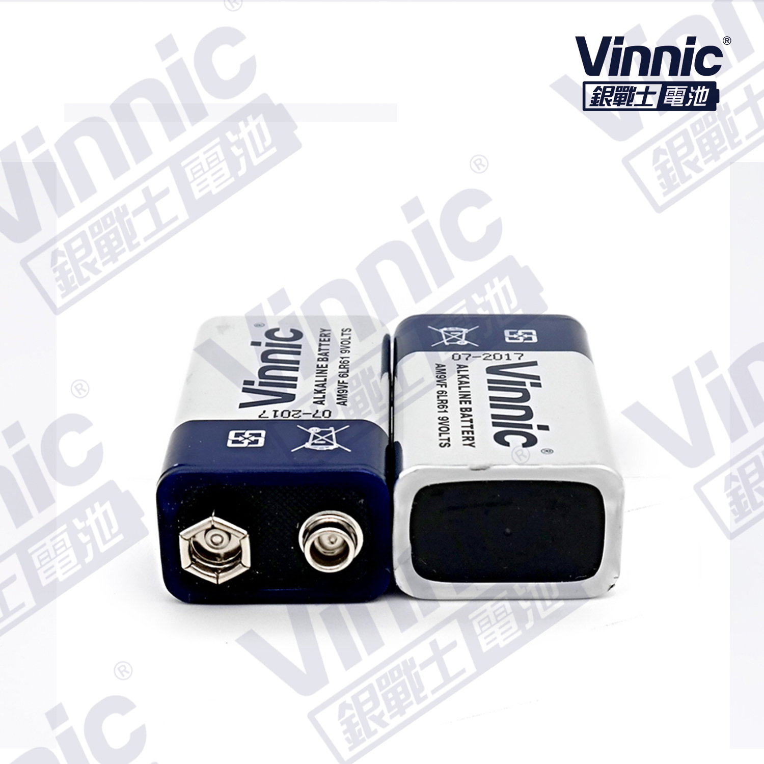 0% Mercury Alkaline Cylindrical Battery Series AM9VF 6LR61 9V Battery