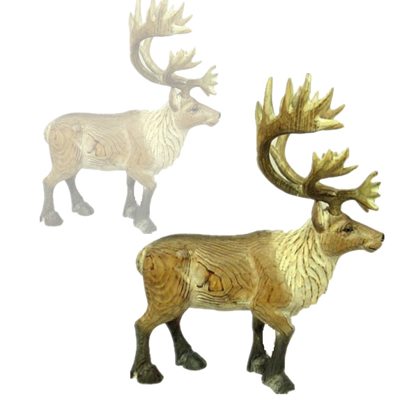 wooden reindeer crafts deer decoration