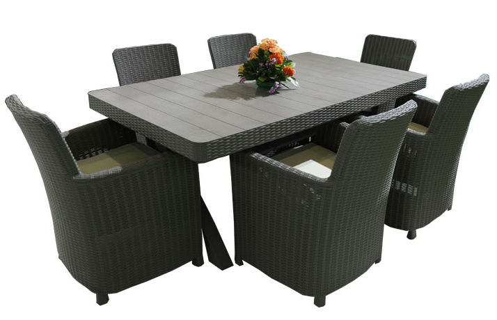 Plastic Outdoor/Garden/Patio/Backyard Furniture Set