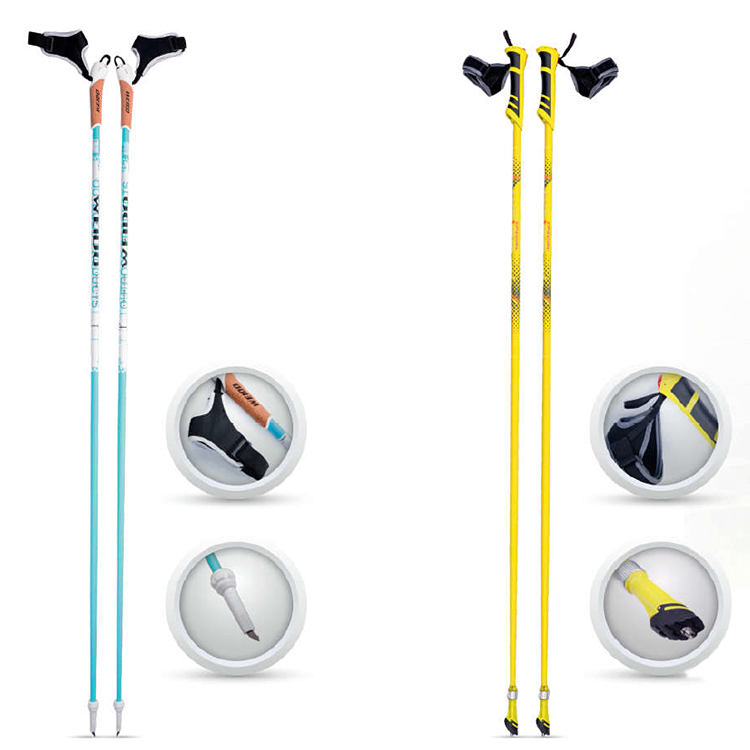 100% Carbon Roller ski pole Manufacture 2020 canton fair