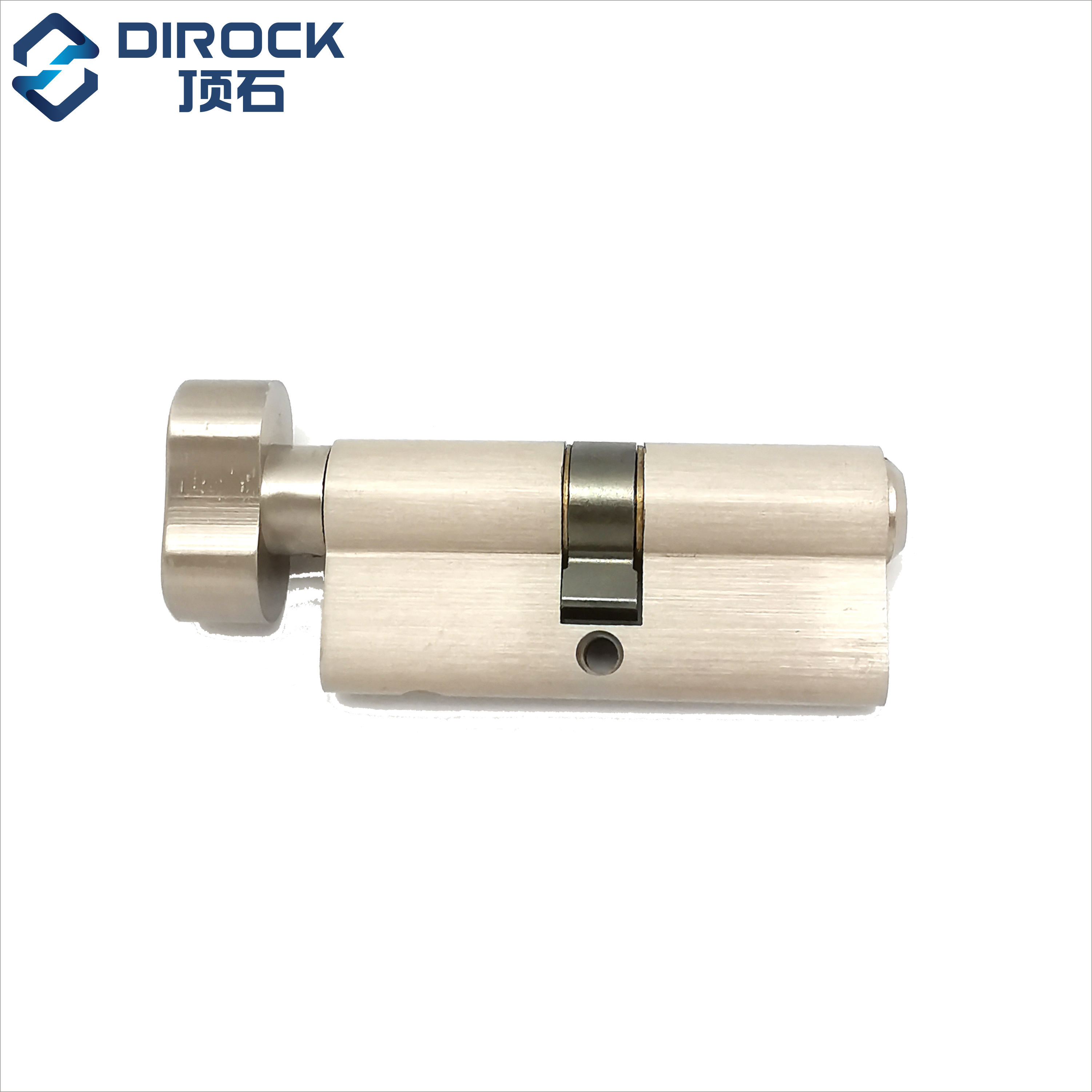 Euro Profile Bathroom Brass Cylinder 70mm with thumb turn and emergency release