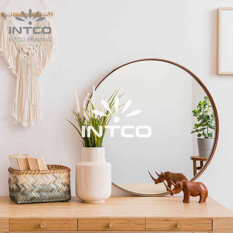Aluminium Round Mirror