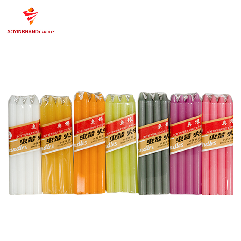 Multicolor flameless lighting stick candle