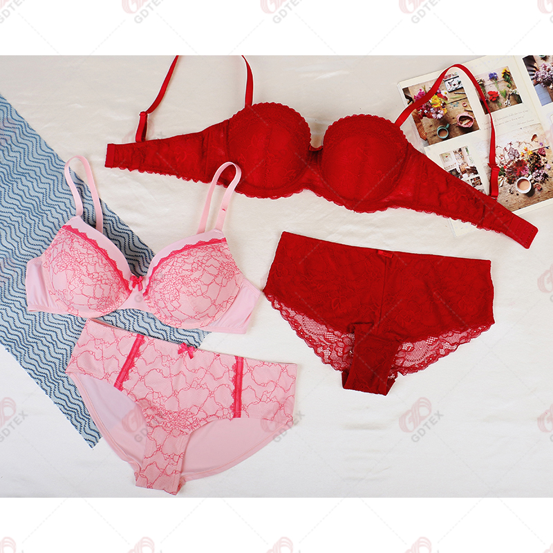 padded wired bra and panty set