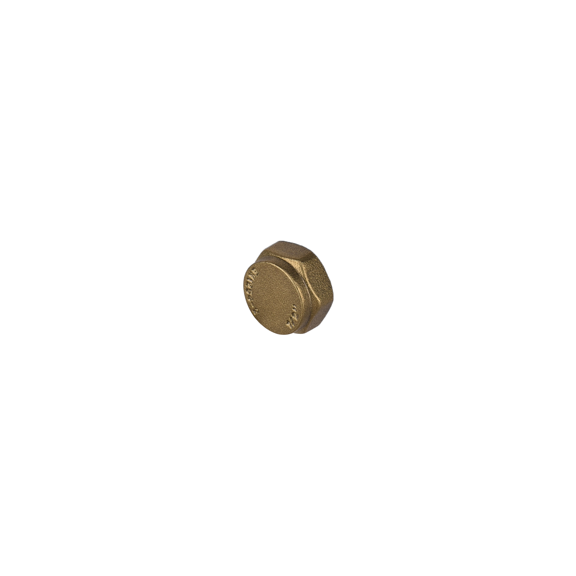 Threaded Brass Blanking Nut 1/2" Pack of 1 UK
